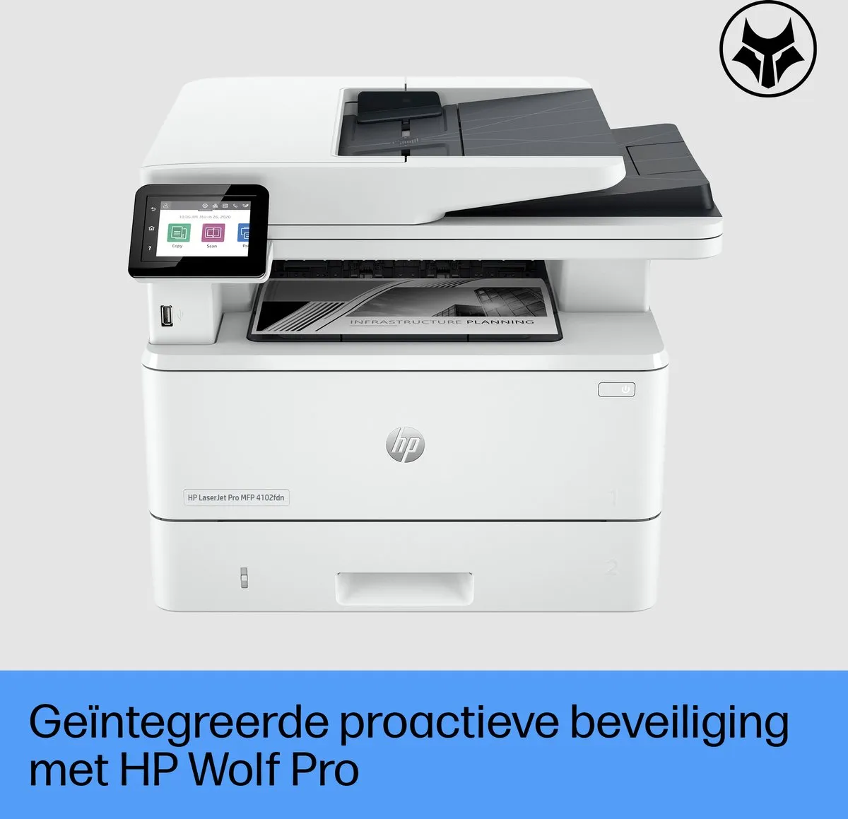 HP LaserJet Pro MFP 4102fdn All-in-One Laserprinter - Wit