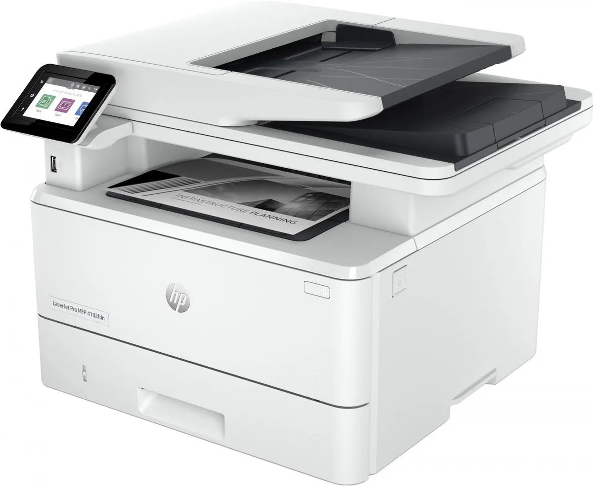 HP LaserJet Pro MFP 4102fdn All-in-One Laserprinter - Wit