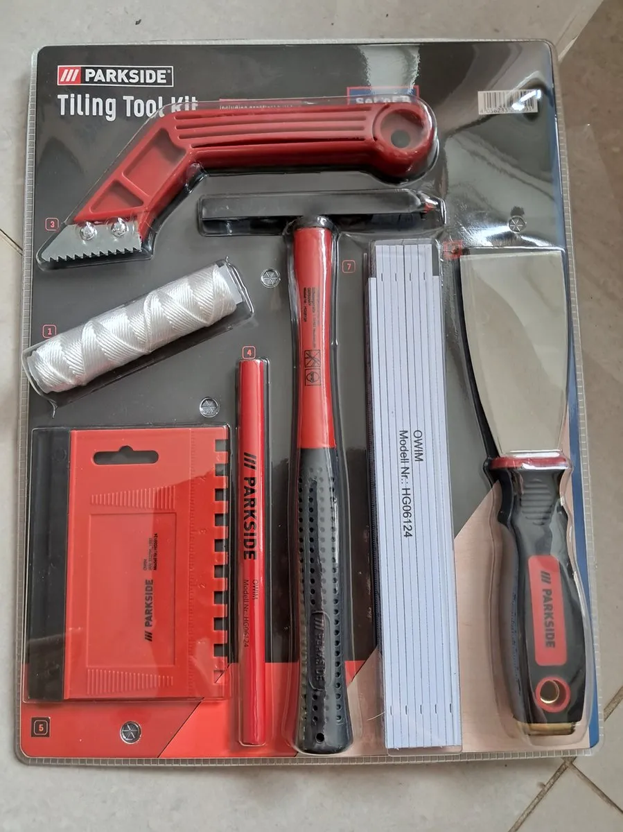 PARKSIDE HG06124 Gereedschapsset Tegelwerk