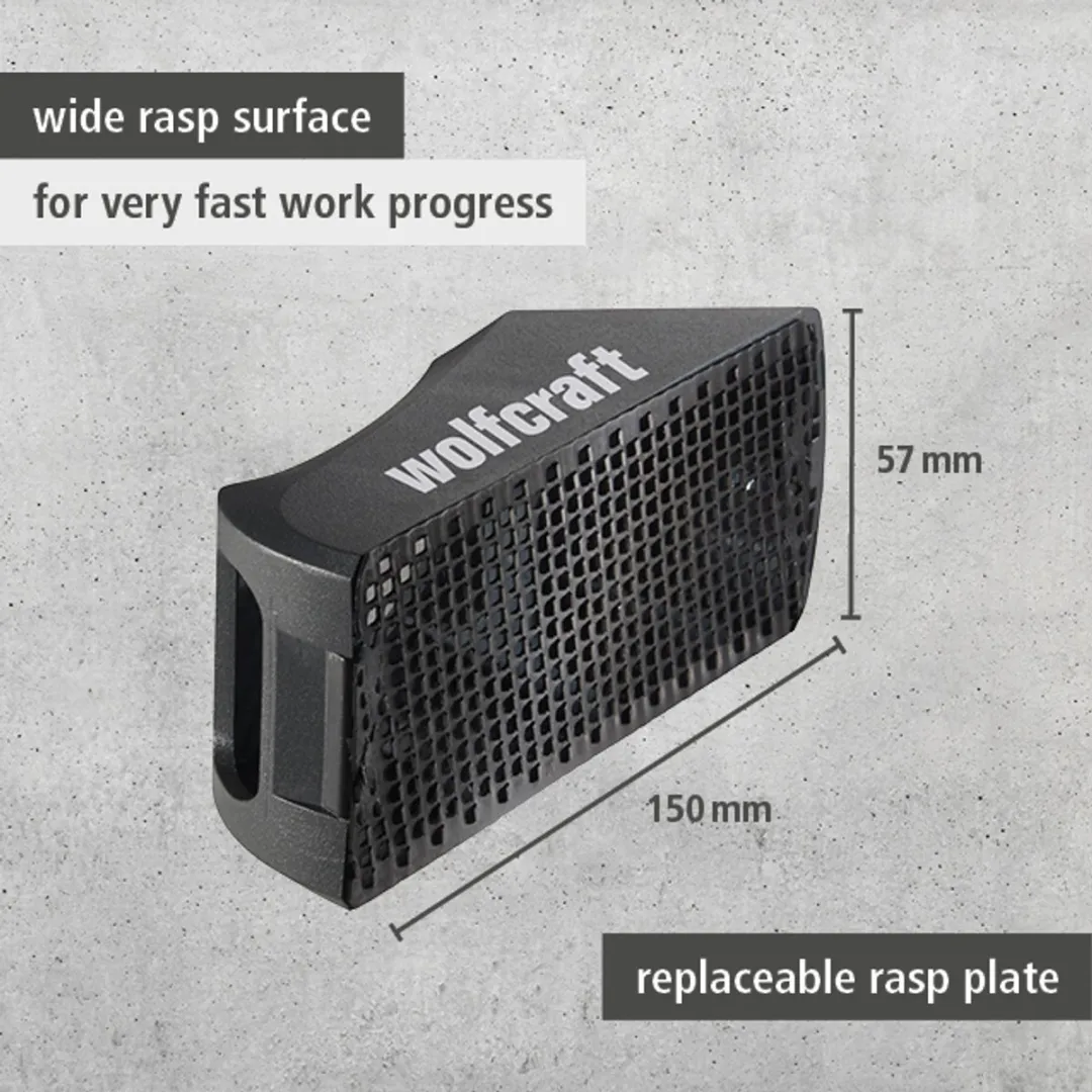 Wolfcraft Blokschaaf Gips 4013000 - Zwart - afbeelding 2 van 6