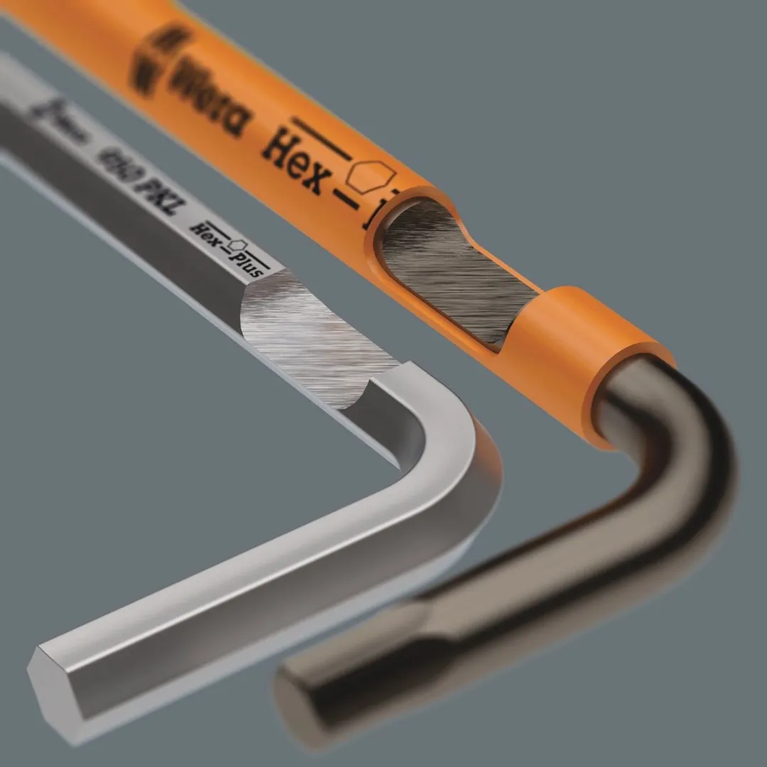 Wera 05022673001 Stiftsleutel Hex-Plus 4x80mm - Multicolor