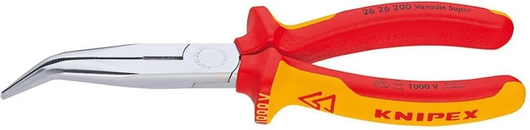 Knipex 26 26 200 Telefoontang 45° + Zijsnijder 200mm