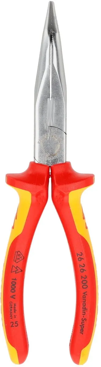 Knipex 26 26 200 Telefoontang 45° + Zijsnijder 200mm