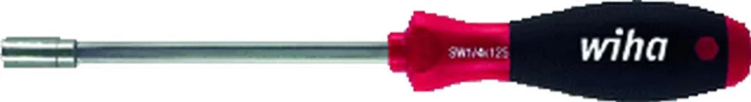 Wiha 38414125 Magn.Bitschroevendraaier 125mm - 1/4" - Rood/Zwart