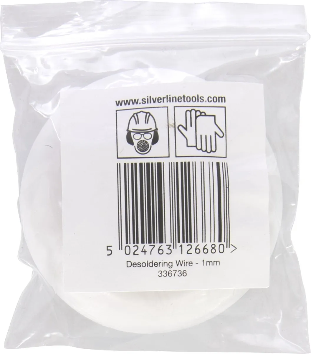 Silverline Koper Zuiglint 1mm - 1,5m - Hittebestendig tot 500°C