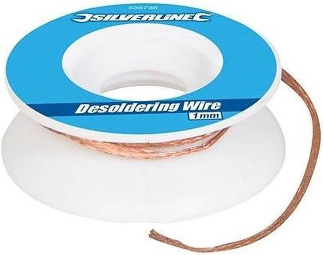 Silverline Koper Zuiglint 1mm - 1,5m - Hittebestendig tot 500°C