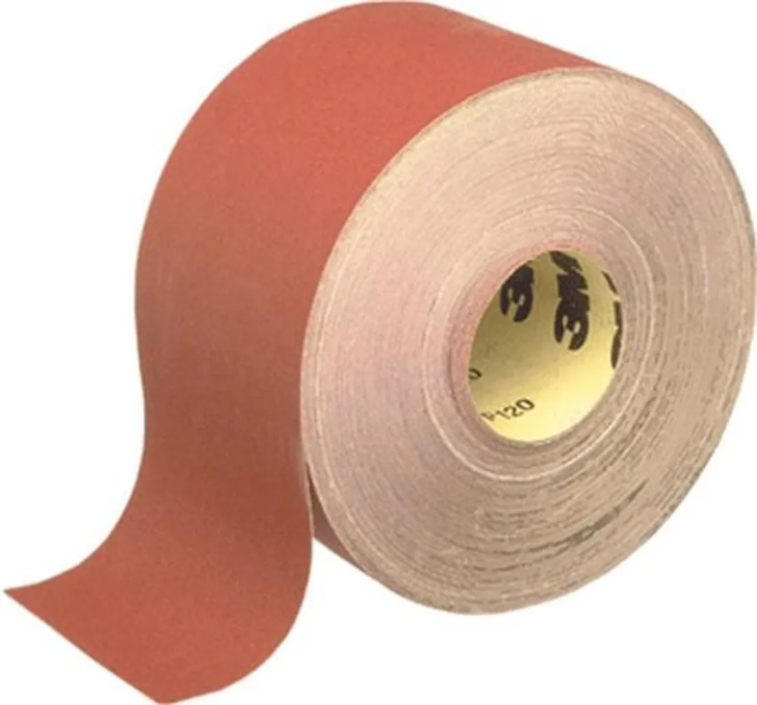 3M Schuurrol P150 50mm x 25m - Rood