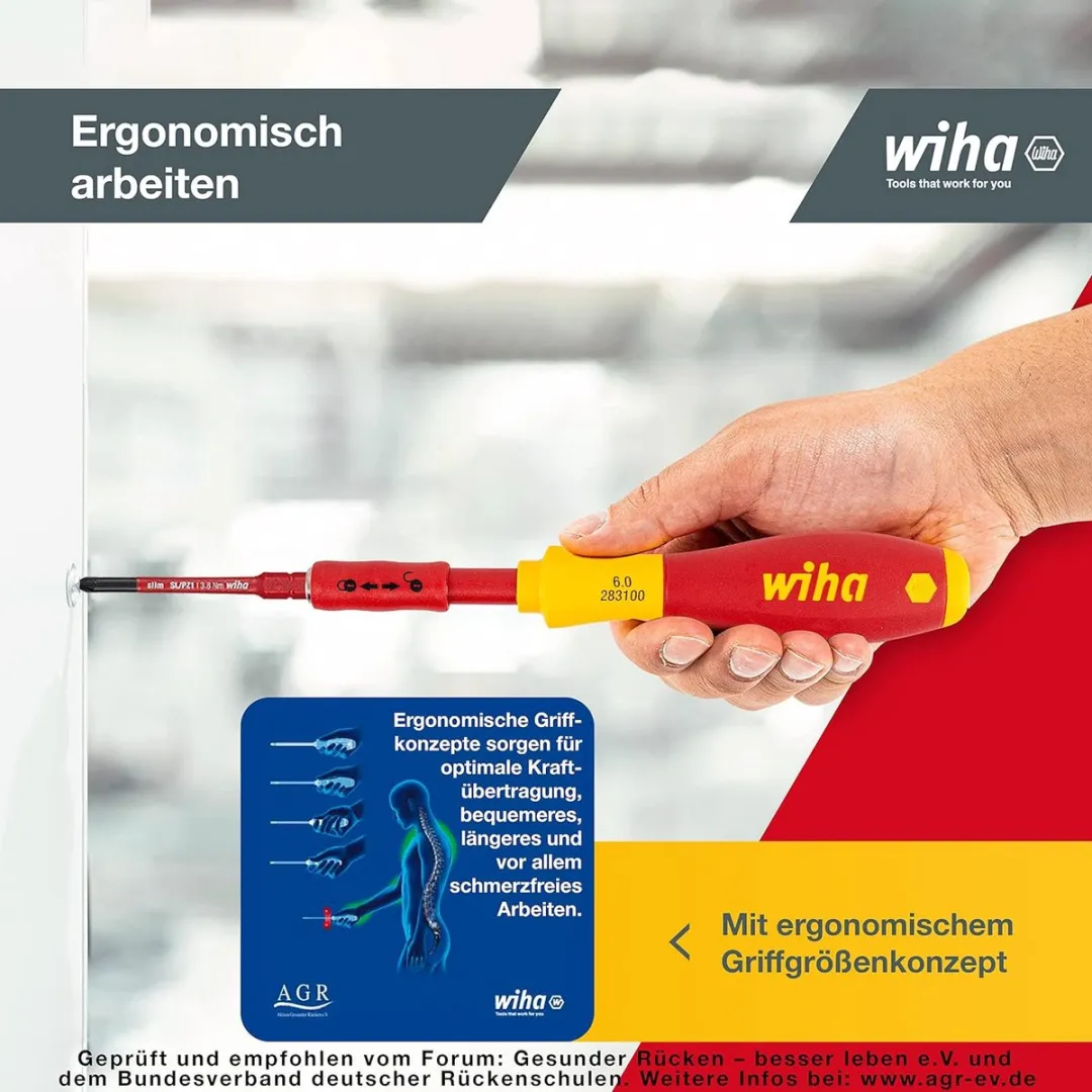 Wiha slimVario 2831T18 Schroevendraaier- en bitset - 19-delig