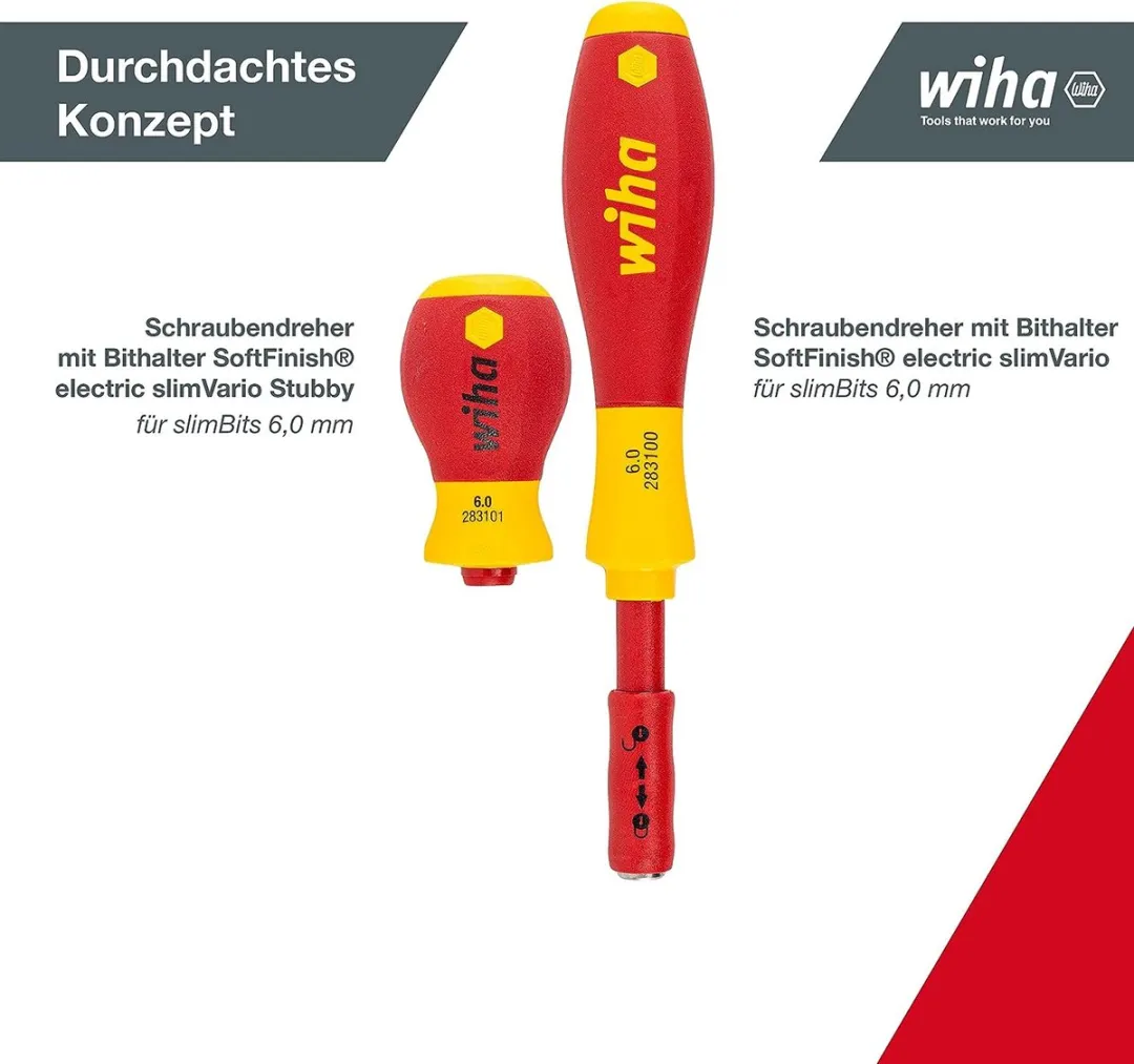 Wiha slimVario 2831T18 Schroevendraaier- en bitset - 19-delig
