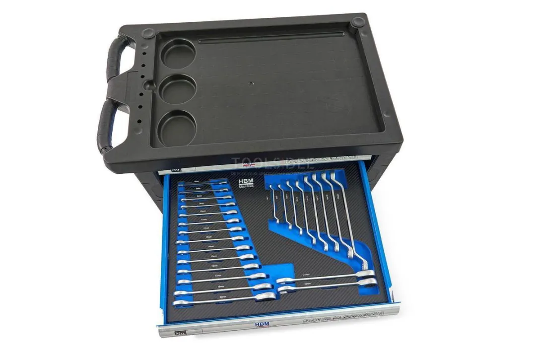 HBM 196 Premium Gereedschapswagen - 7 Lades - Blauw