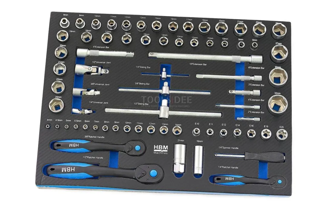 HBM 196 Premium Gereedschapswagen - 7 Lades - Blauw
