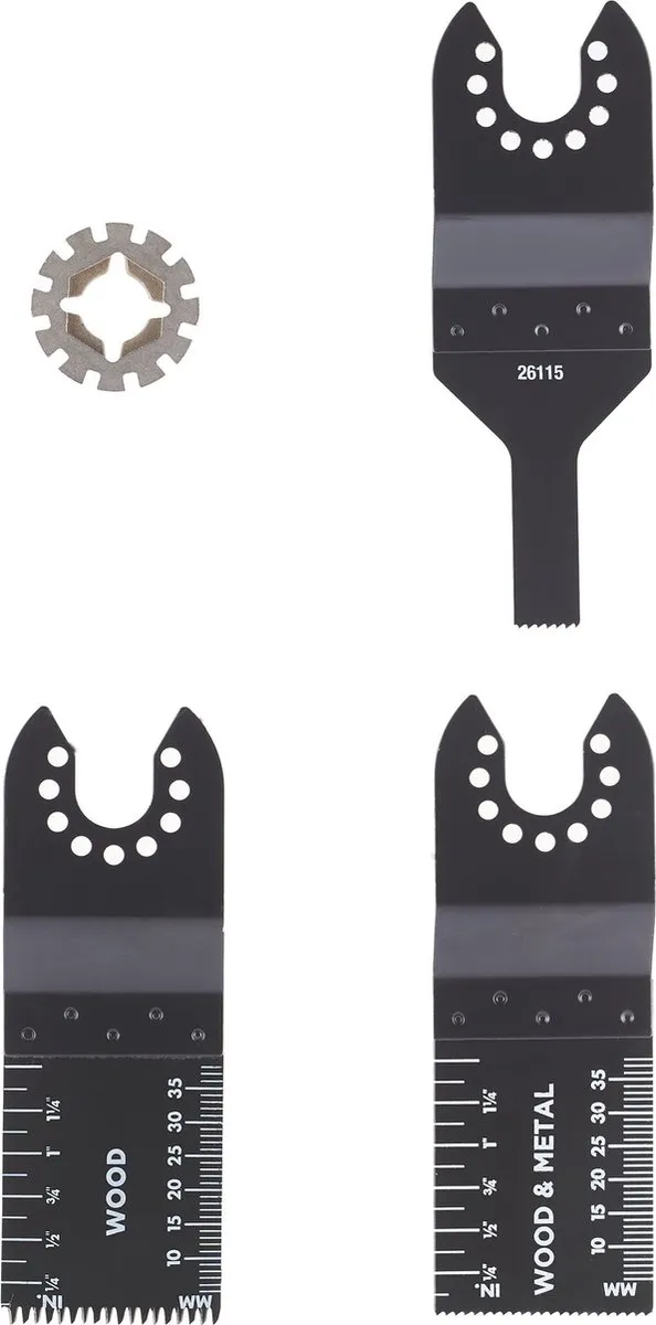 Irwin Set Oscillerende Segmentzaagbladen 3 Stuks