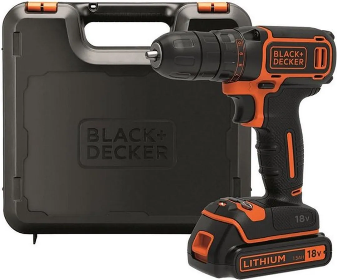 BLACK+DECKER BDCDC18K-QW Accu-boorschroevendraaier 18V - 1500mAh - 11 standen - afbeelding 6 van 6