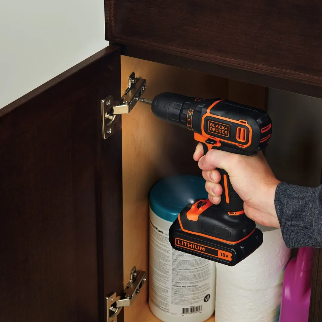 BLACK+DECKER BDCDC18K-QW Accu-boorschroevendraaier 18V - 1500mAh - 11 standen