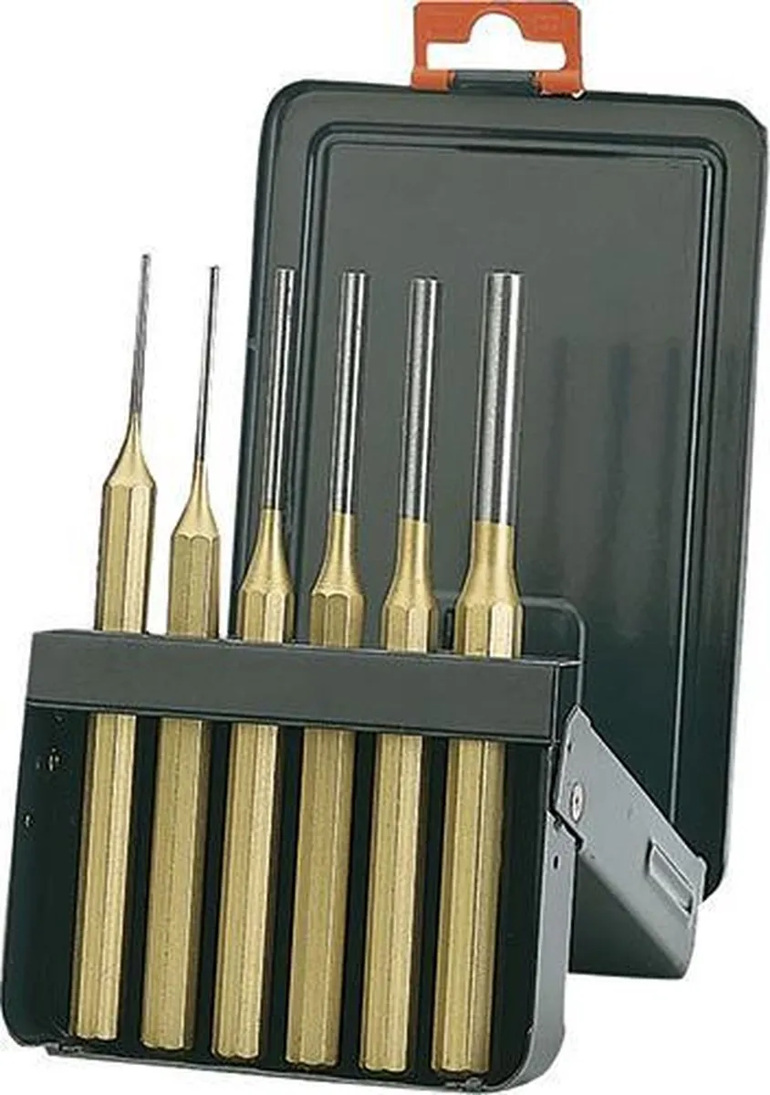 Bahco 3736S/6 Beitel - 6 Stuks (2-3-4-5-6-8mm) - Hout/Steen