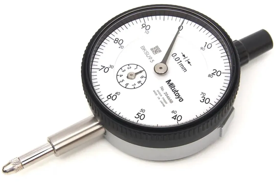 Mitutoyo 2046SB Meetklok - Zwart/Zilver/Wit - afbeelding 6 van 6