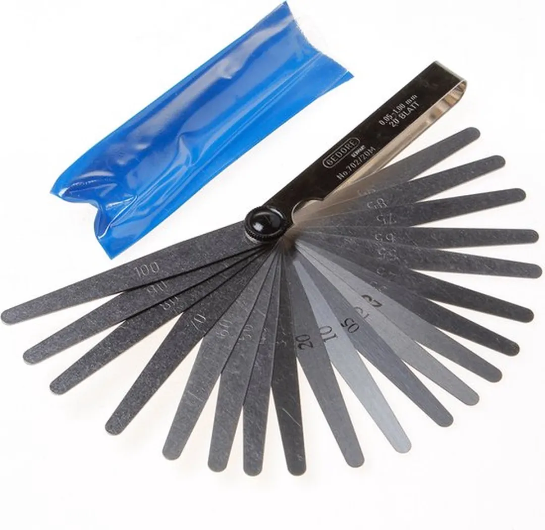 Gedore Voelermaat 20-delig 0,05-1,00mm