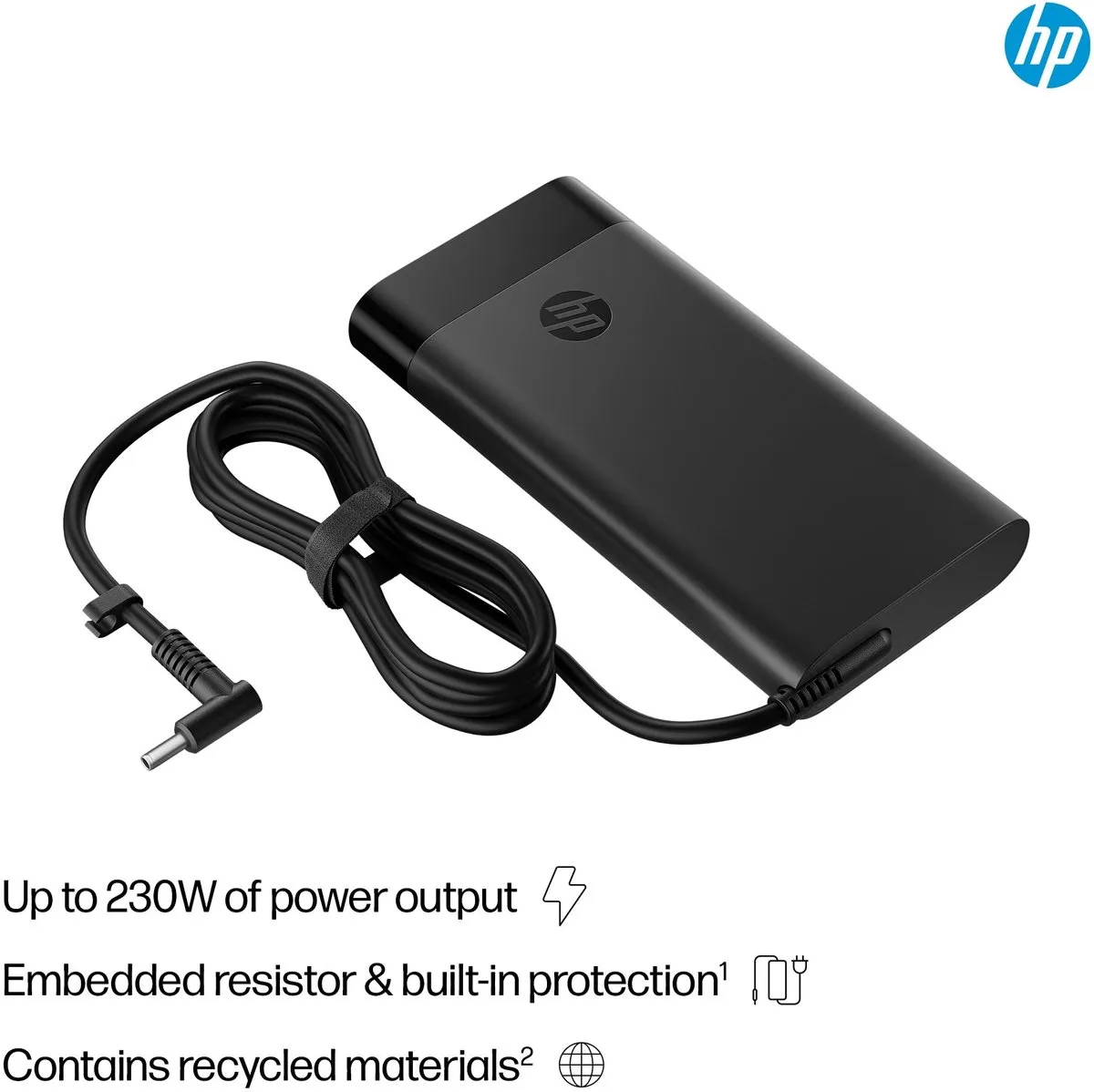 HP 230W Smart AC Adapter AQ9X8AA#ABB - Zwart
