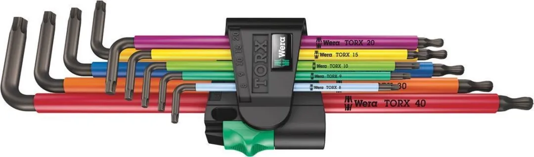 Wera 967/9 TX XL Multicolor 9-delige Stiftsleutelset