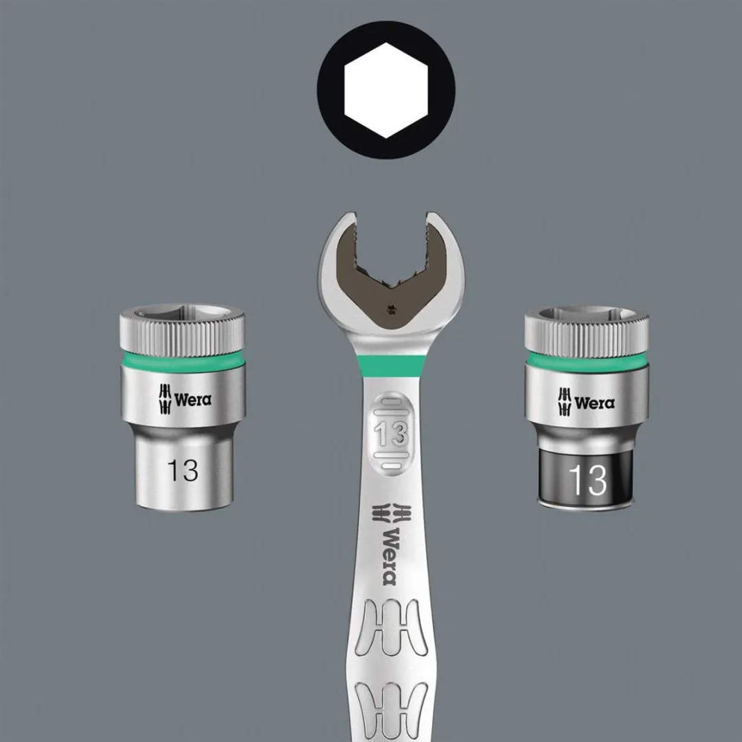 Wera 8790 C Impaktor Inbus Dopsleutelinzetstuk 27mm - 1/2" - Kleurloos