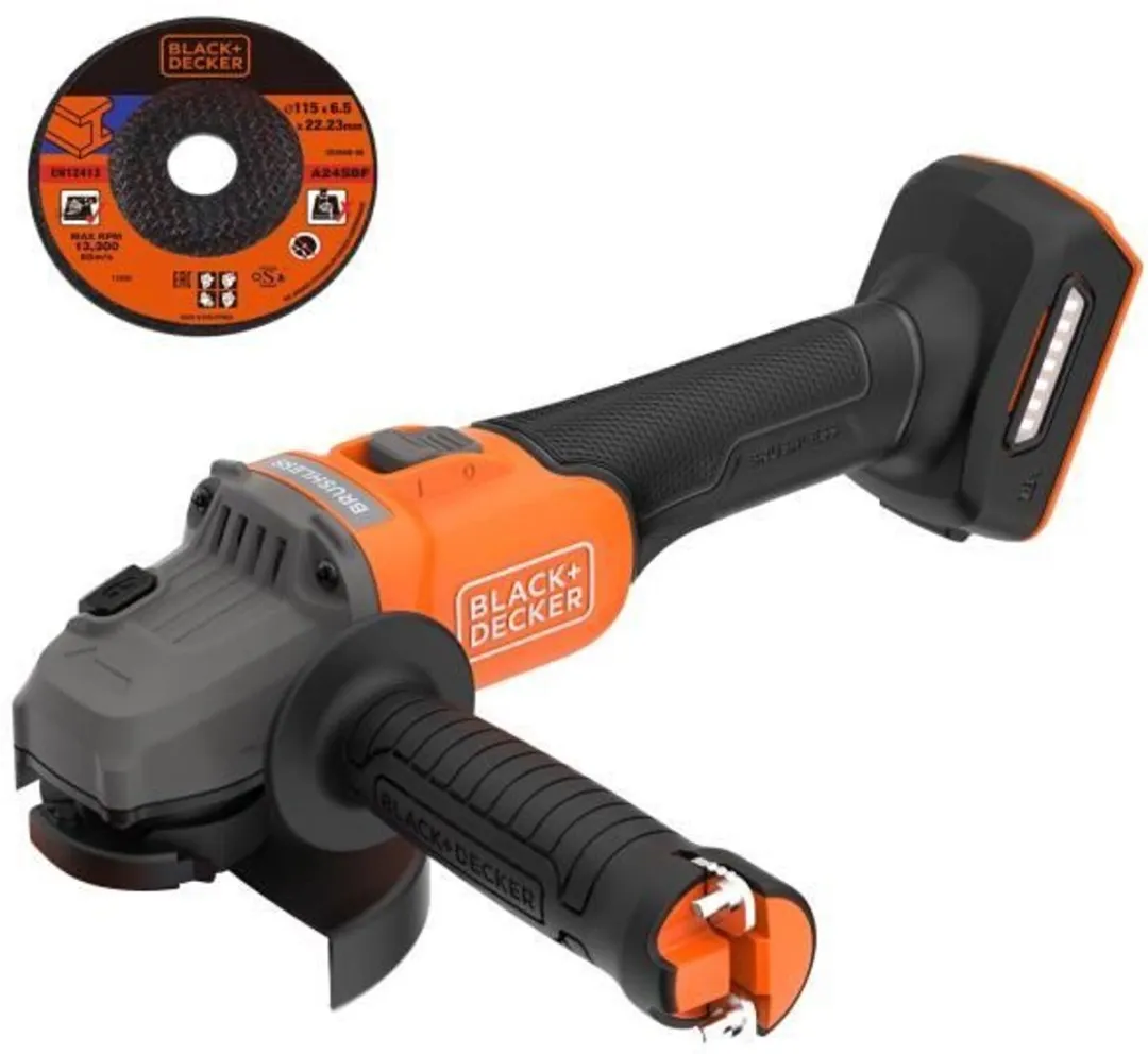 BLACK+DECKER BCG6L8N-XJ Accu Haakse Slijper - 18V - 200W