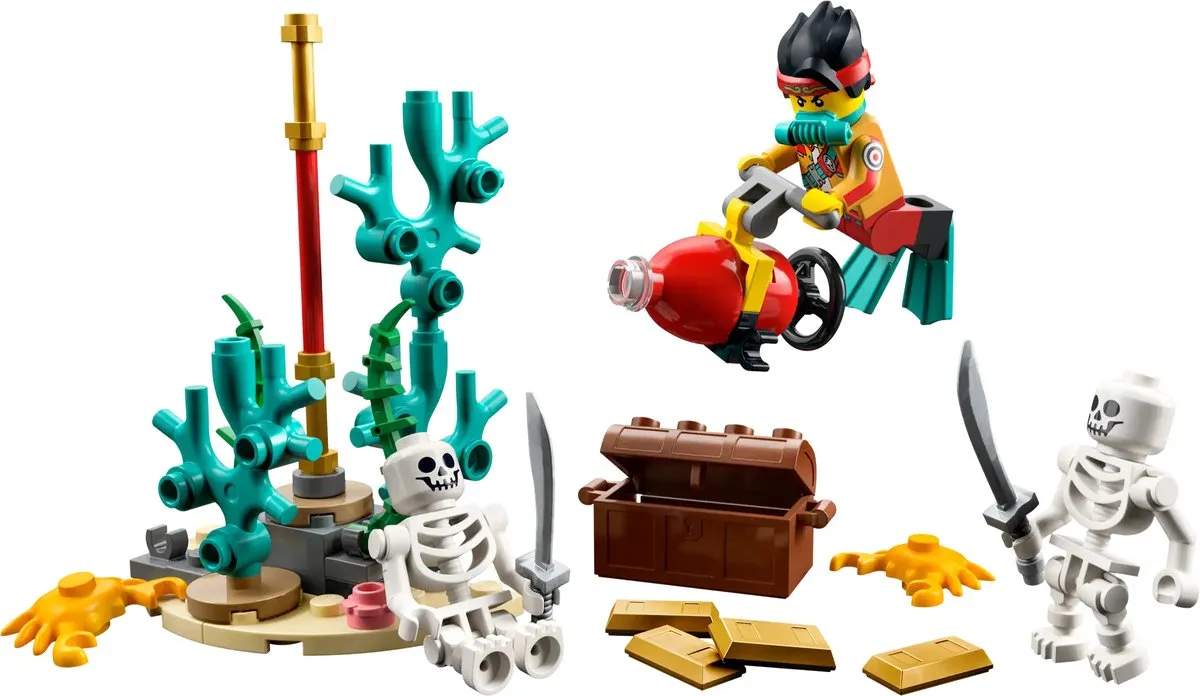 LEGO Monkie Kid Onderwaterreis 57 Stukken - 3 Minifiguren