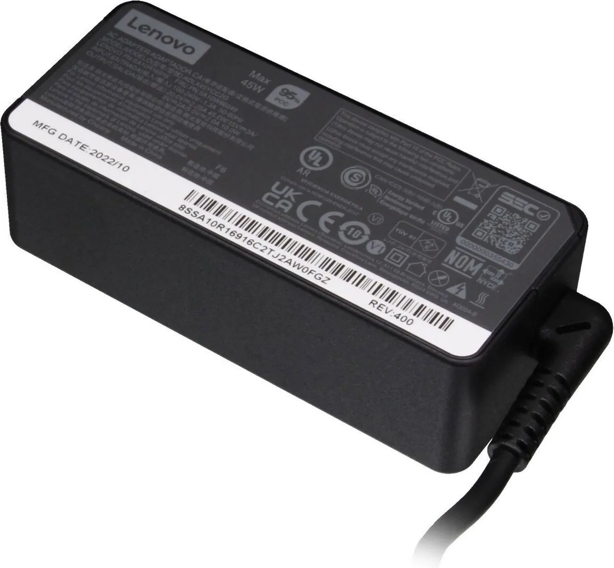 Lenovo 5A10W86243 USB-C Oplader 45W