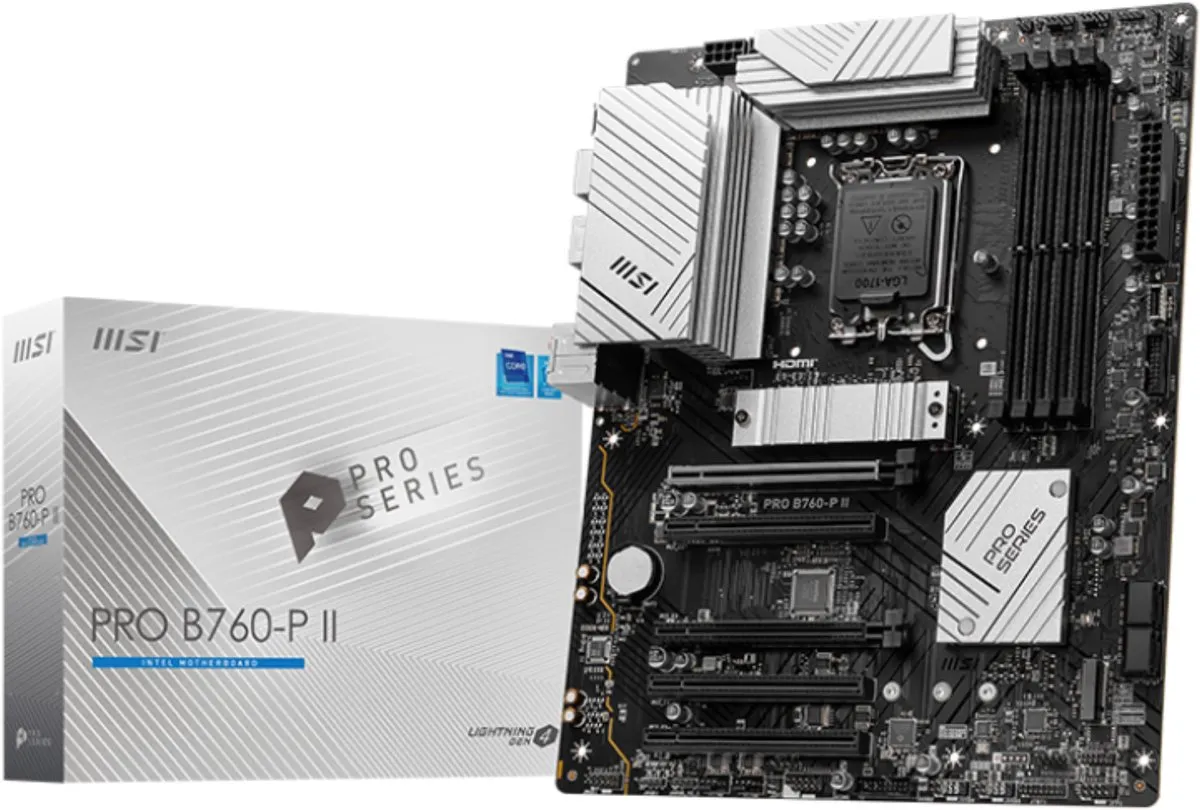 MSI PRO B760-P II Moederbord - ATX