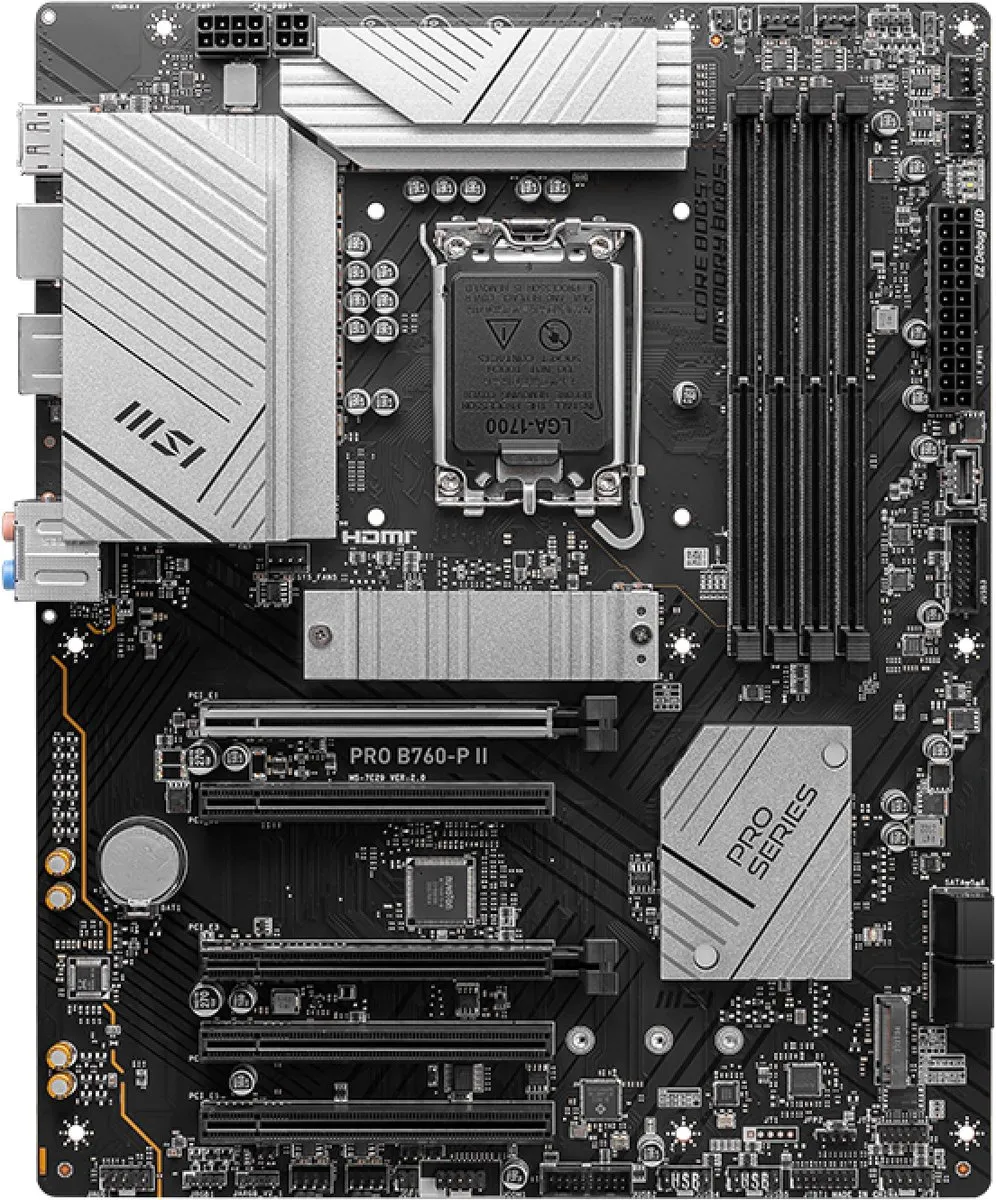MSI PRO B760-P II Moederbord - ATX