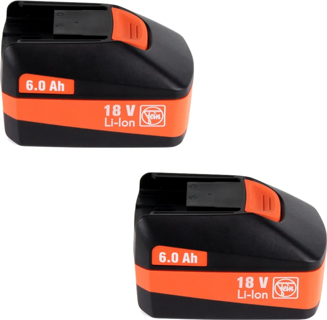 Fein Starterset 2x Accu 18V 6.0Ah ALG 80 BC - 92604323010