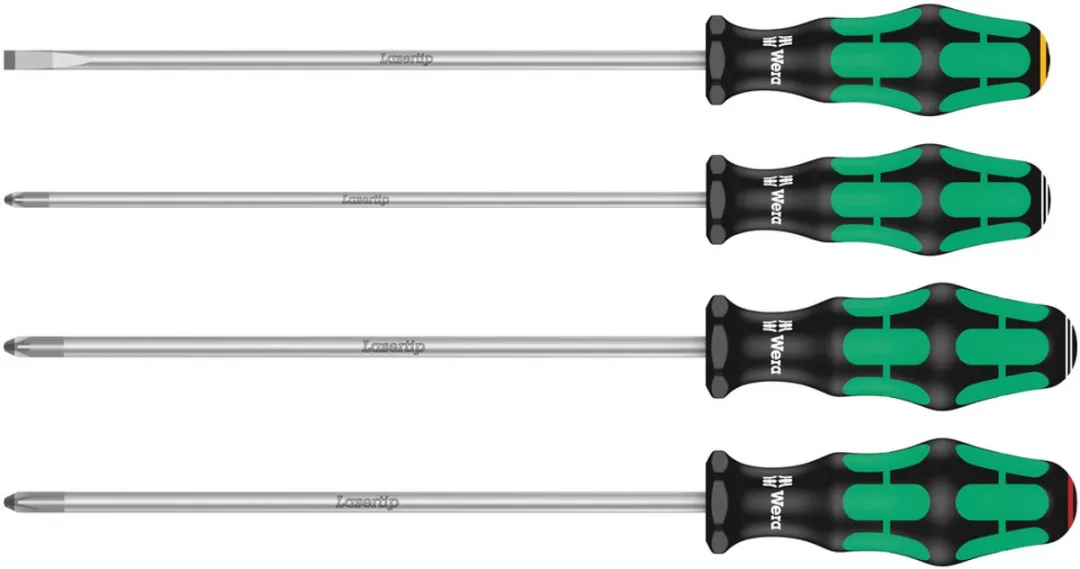 Wera 335/350/355/4 Schroevendraaierset