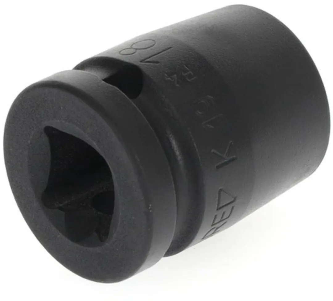 Gedore Krachtdop 18mm 1/2" K19 - 6-kantig