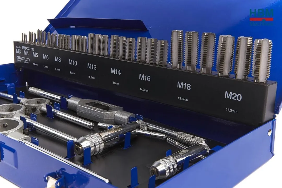 HBM Machines Tap en Snijset M3-M20 - 56 Stuks