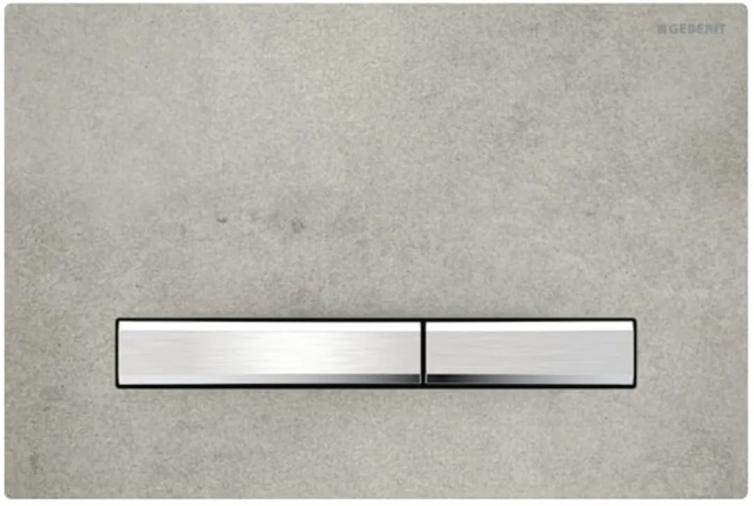 Geberit Sigma50 Toiletbedieningspaneel Beton/Chroom 115.788.JV.2 - afbeelding 2 van 6