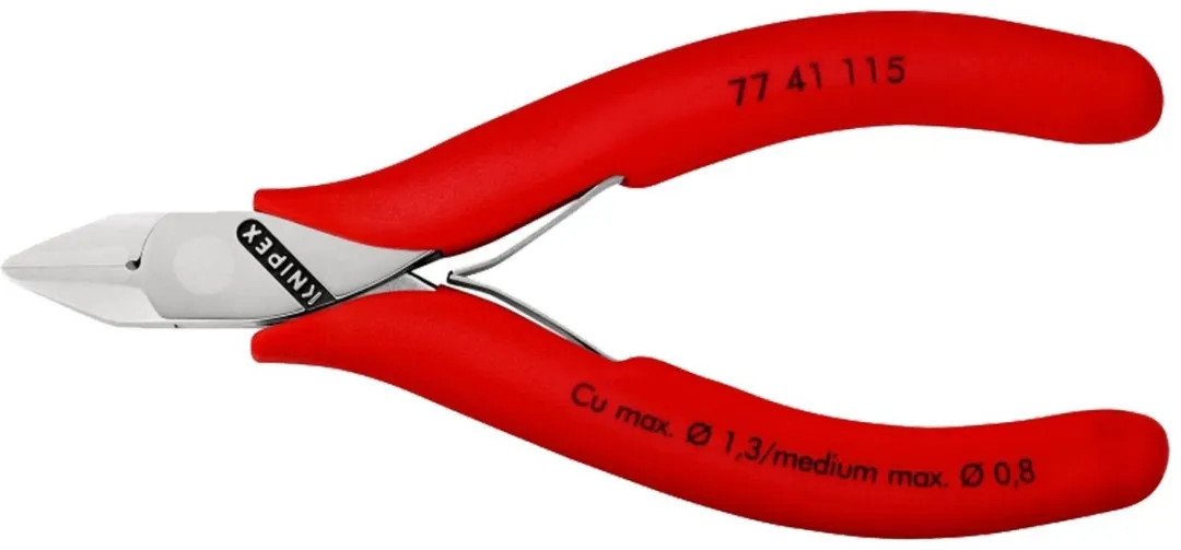 Knipex Zijkniptang 77 41 115 - Rood - afbeelding 2 van 5