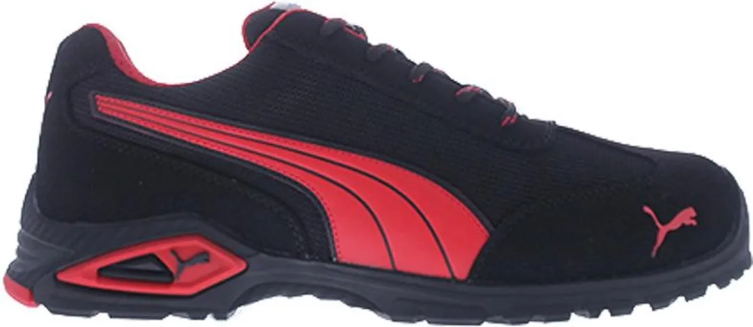 PUMA Madrid Low S1PL 642740 Werklaarzen - Zwart/Rood - afbeelding 6 van 6