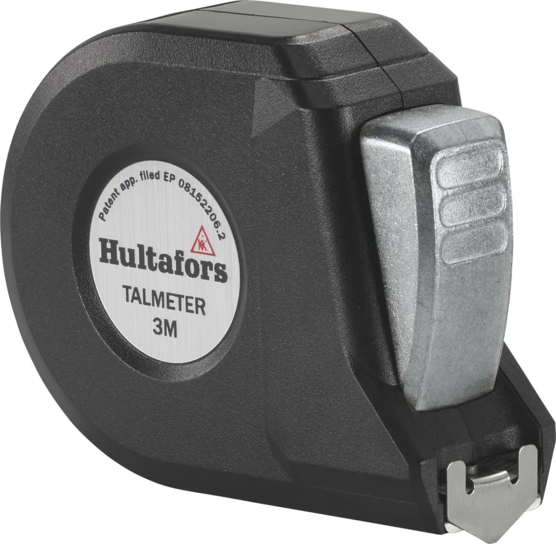 Hultafors Talmeter 3M Markeermeter 3m x 16mm - Zwart