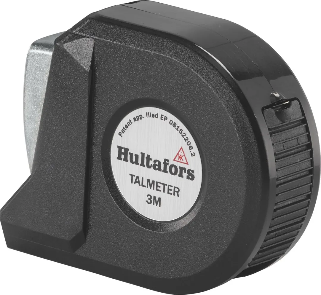 Hultafors Talmeter 3M Markeermeter 3m x 16mm - Zwart
