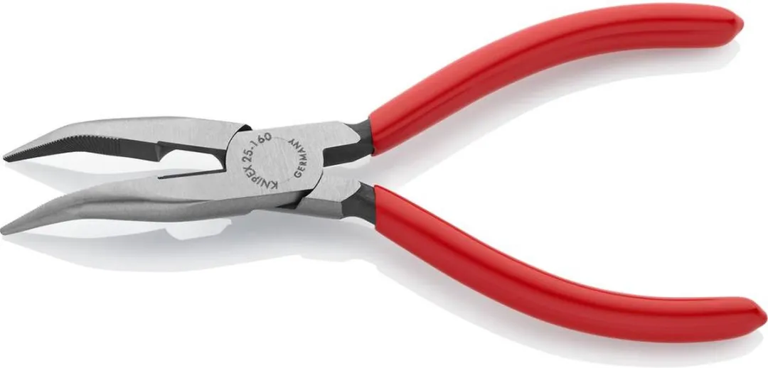 Knipex 25 21 160 Radiotang Gebogen + Zijsnijder 160mm - afbeelding 6 van 6