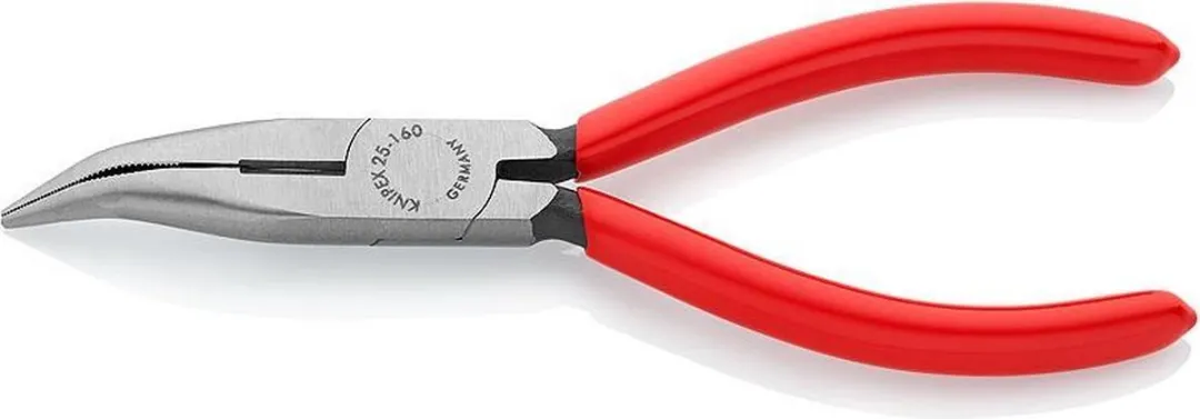 Knipex 25 21 160 Radiotang Gebogen + Zijsnijder 160mm