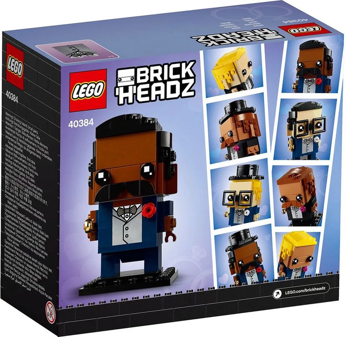 LEGO Brickheadz 40384 Bruidegom - 255 Stukken