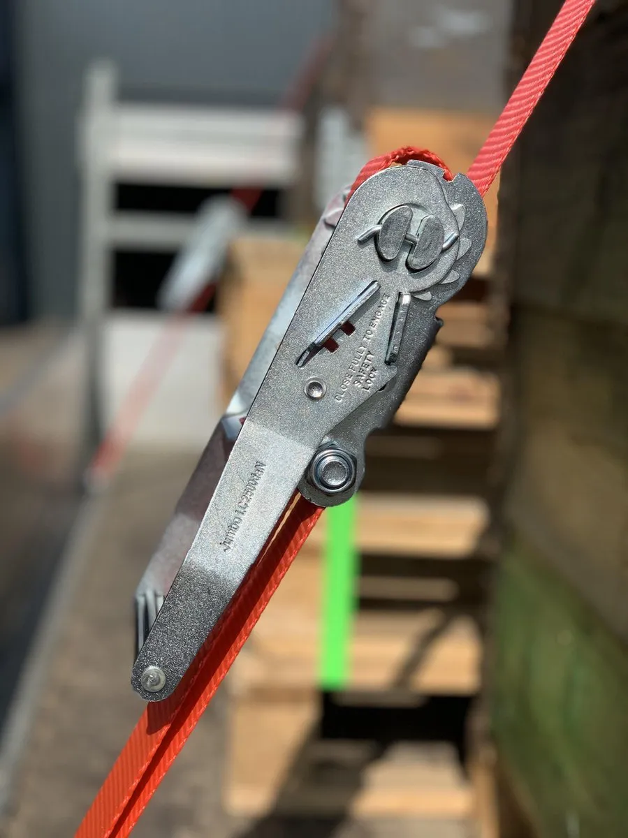 Jumbo Heavy Duty Spanband 2-delig 9m 50mm - 2000/4000kg - Rood