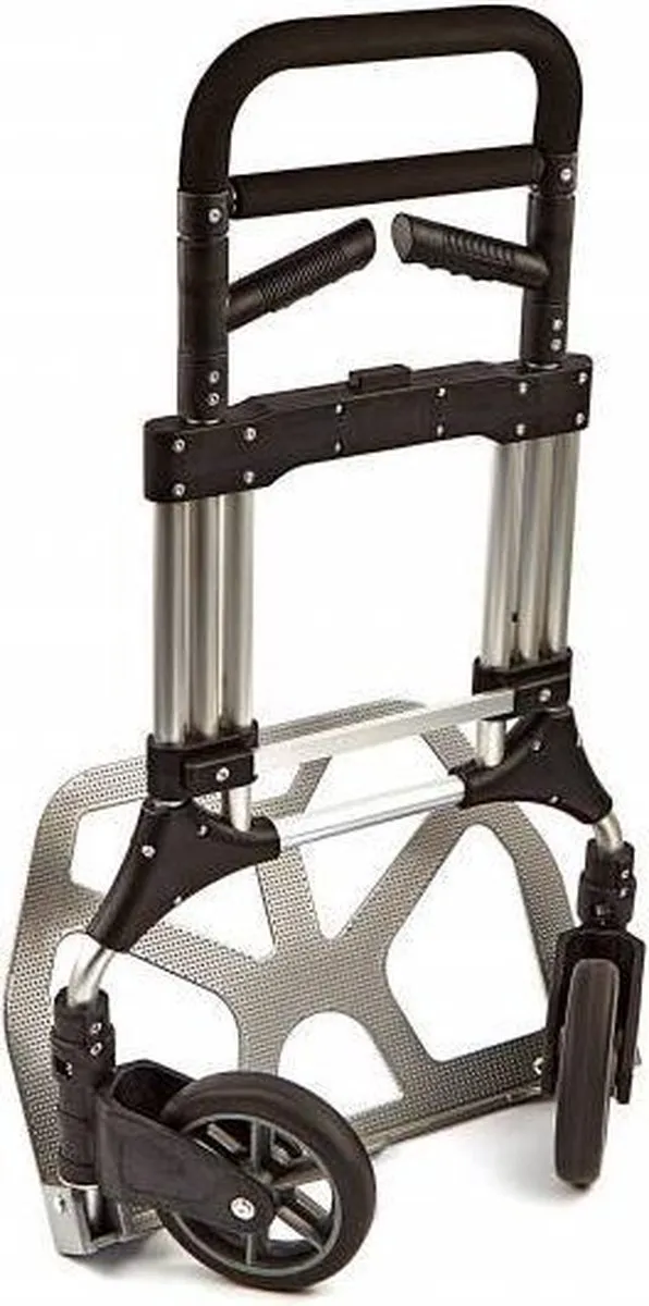 HBM 250 Kg Opvouwbare Steekwagen - Zilver/Zwart