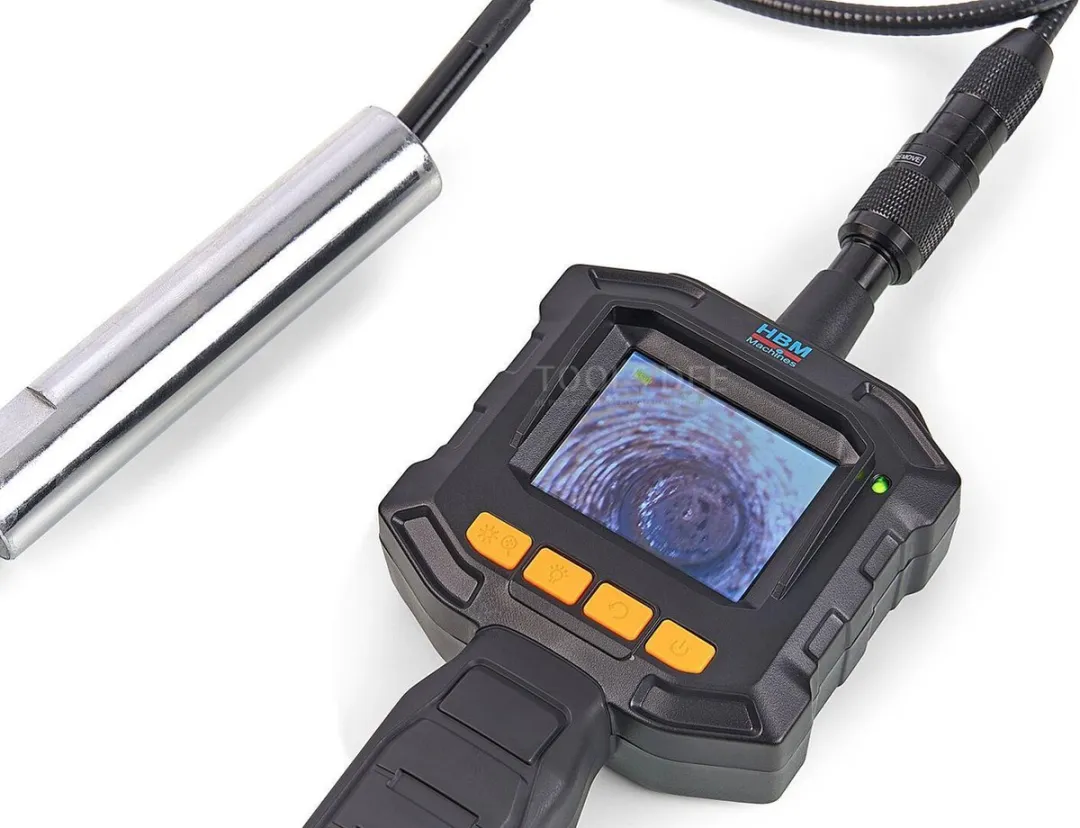 HBM Inspectiecamera Endoscoop 8mm - 2,3" TFT LCD - 4x AA + Koffer