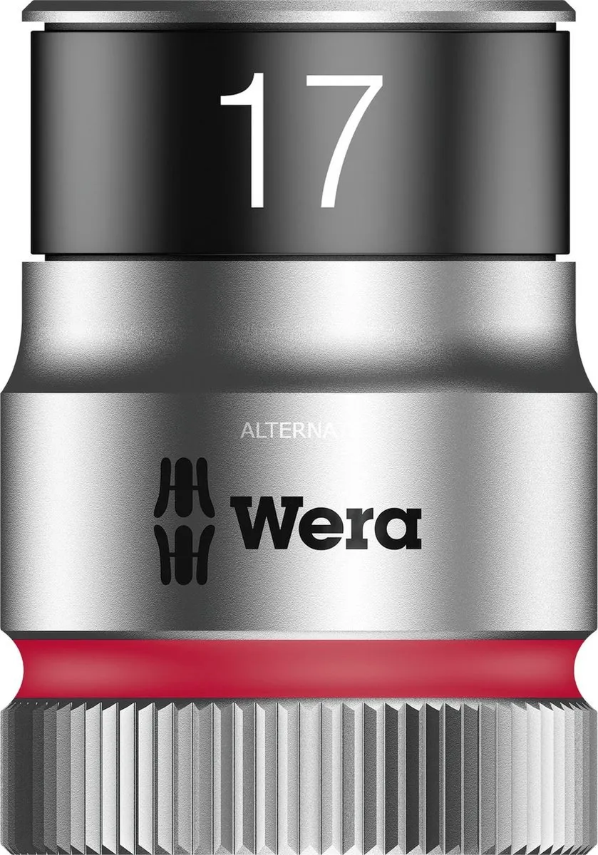 Wera 8790 HMC HF 05003737001 Dopsleutelinzetstuk 17mm - 1/2" - Kleurloos