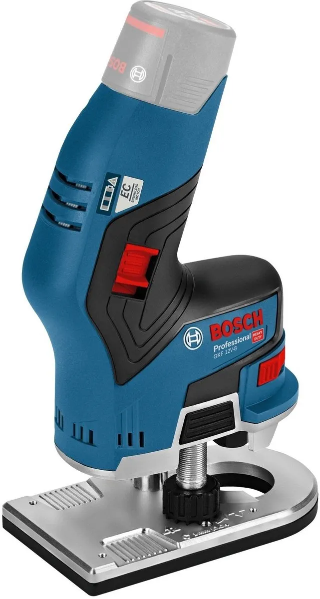 Bosch Professional GKF 12V-8 Kantenfreesmachine - Blauw