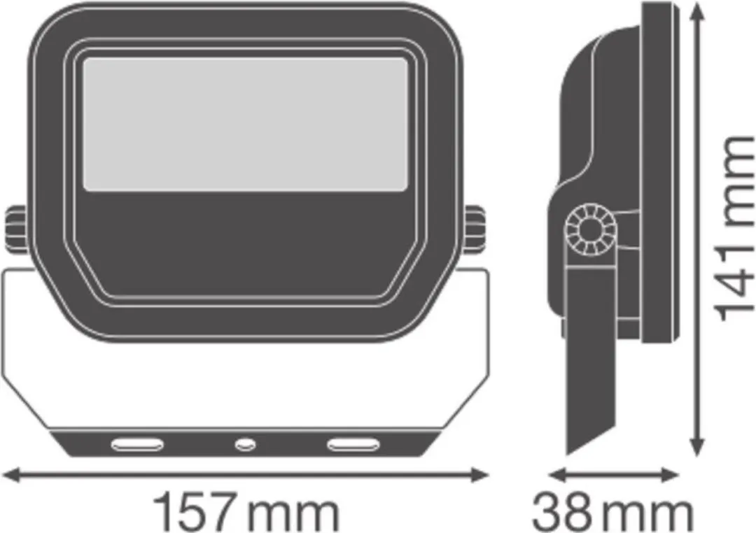 LEDVANCE Floodlight Aluminium 17W 2400lm 100° - Wit