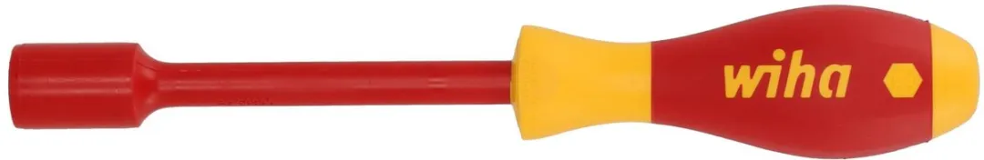 Wiha SoftFinish Zeskantdopsleutel 13.0mm x 125mm - 00864 - Rood/Geel
