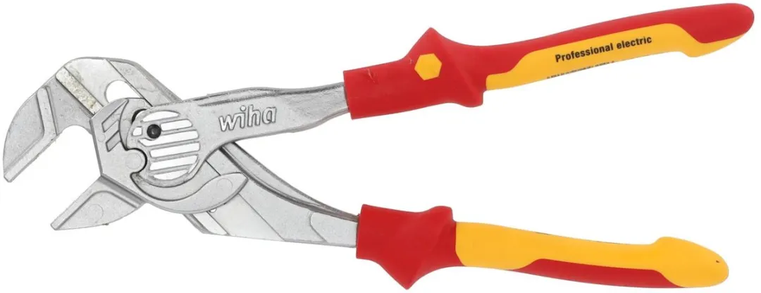 Wiha 4466901 VDE Geïsoleerde Sleuteltang 250mm - Zilver/Geel/Rood