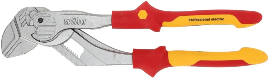 Wiha 4466901 VDE Geïsoleerde Sleuteltang 250mm - Zilver/Geel/Rood